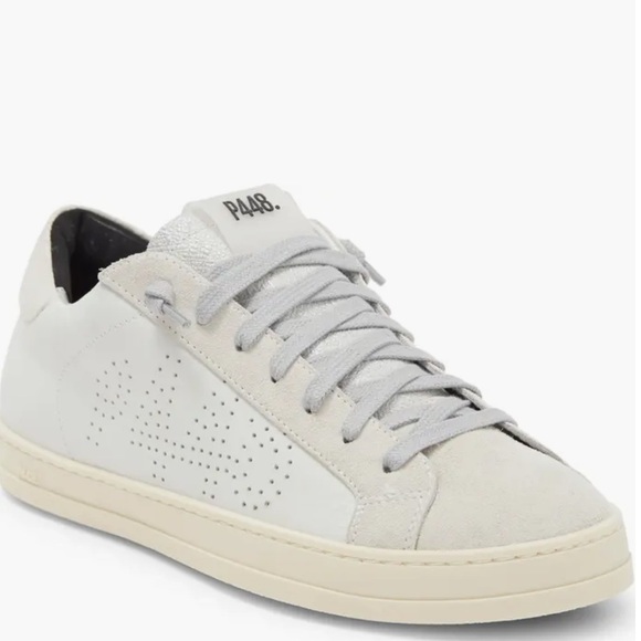 P448 Made in Portugal John Lace-Up Sneakers - Leather (For Women) - Size 43 NWT - Picture 1 of 5